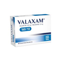 Valaxam 160 mg /10 mg x 30 Comprimidos Recubiertos