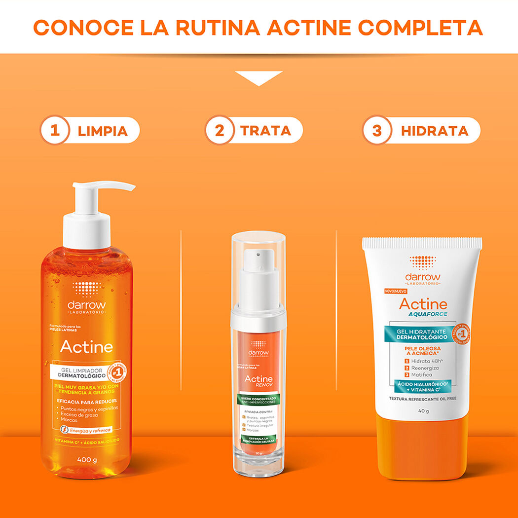 Darrow Actine Gel Limpiador Dermatológico 400G, , large image number 4