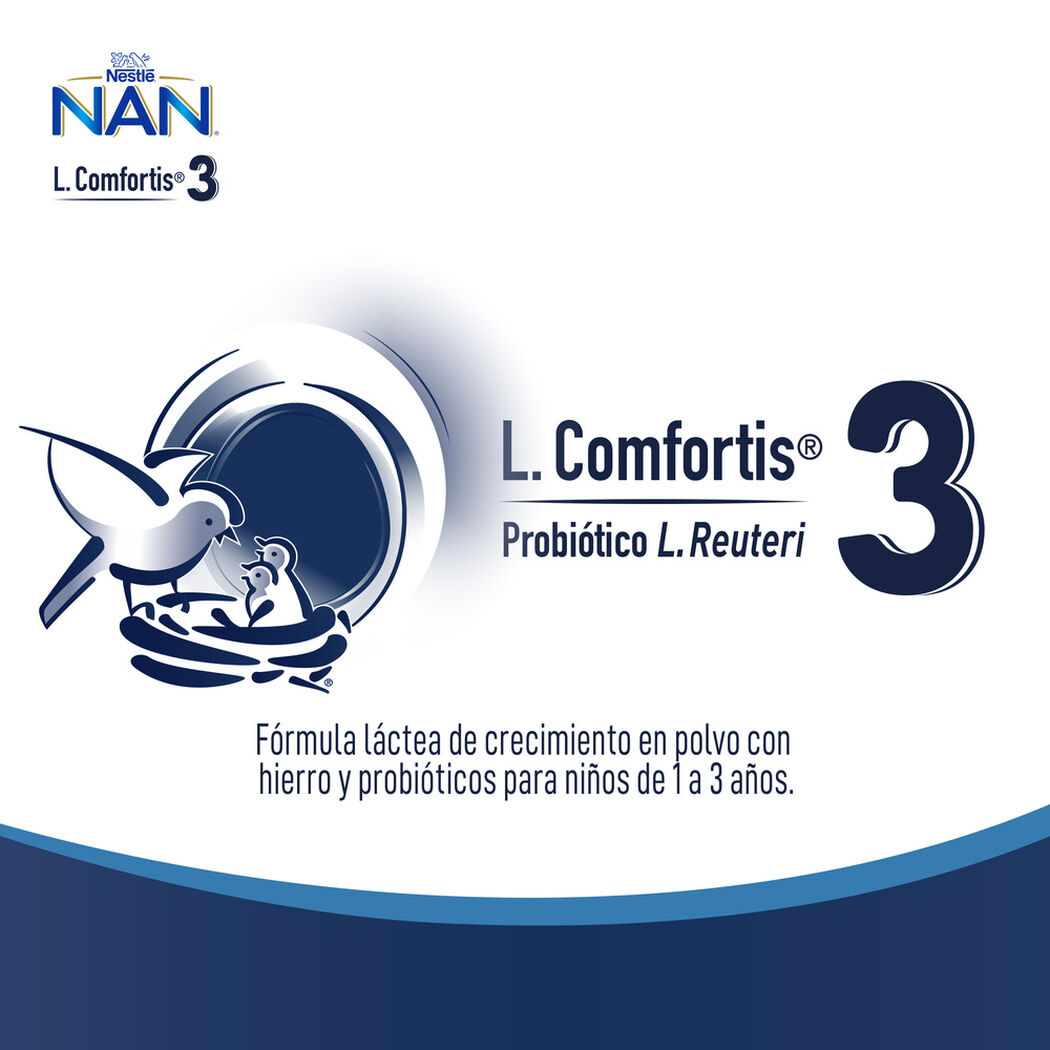 F&oacute;rmula Infantil Nan 3 L Comfortis 800 g, , large image number 1