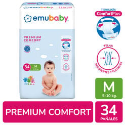 Pa&ntilde;ales Premium Comfort 5-10 kg M x 34 unidades