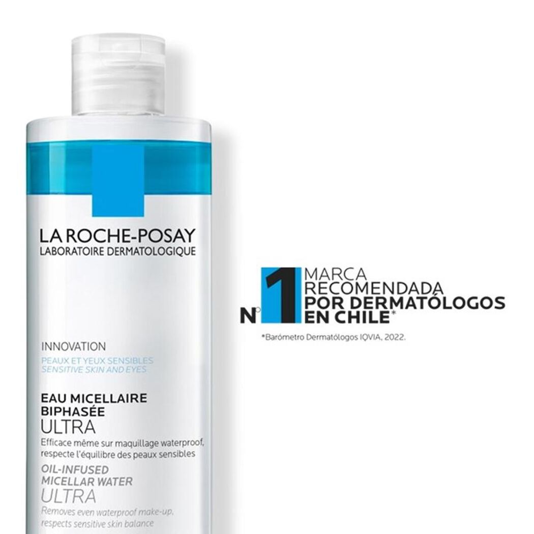 Agua Micelar Bifásico La Roche Posay 400 mL, , large image number 1