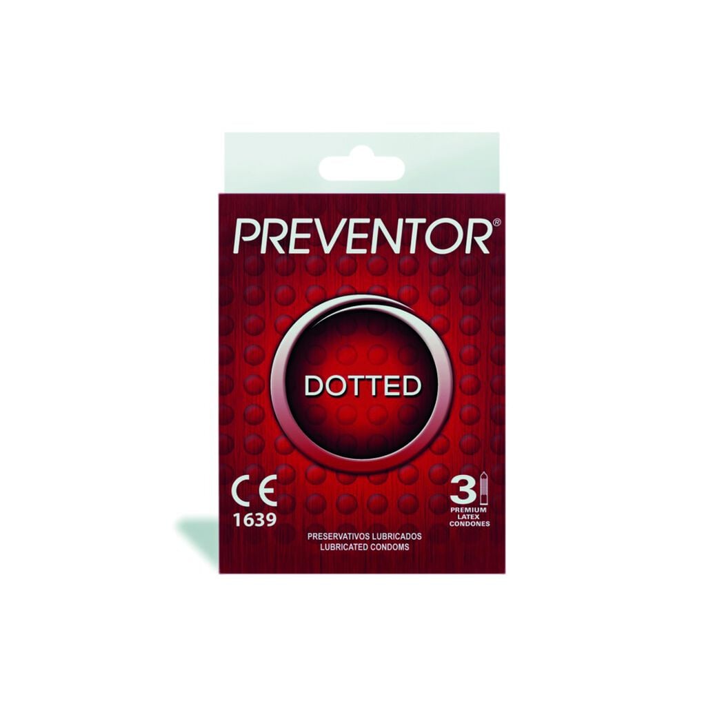Preservatidos Lubricados Preventor Dotted x 3 unidades, , large image number 0