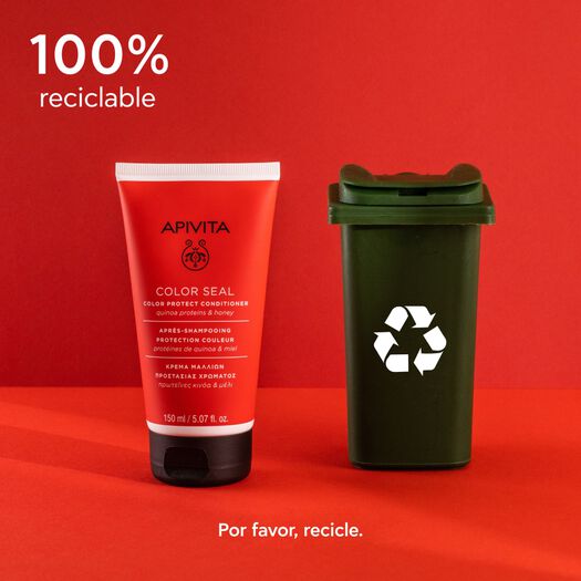 Acondicionador Apivita Color Protect 150 mL, , large image number 4