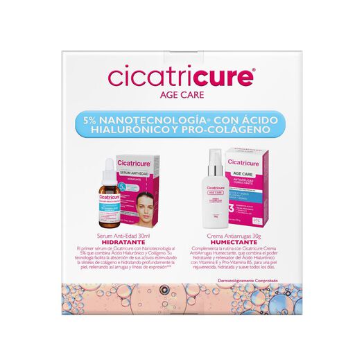 Cicatricure Pack Serum Hidratante 30Ml + Age Care Humectante, , large image number 3