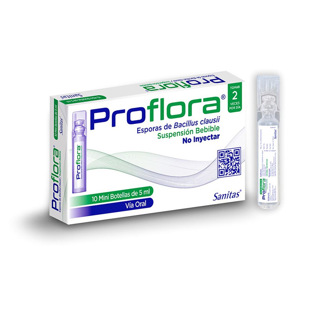 Proflora 10 Mini Botellas 5 mL Suspensión Bebible Oral, , large image number 0