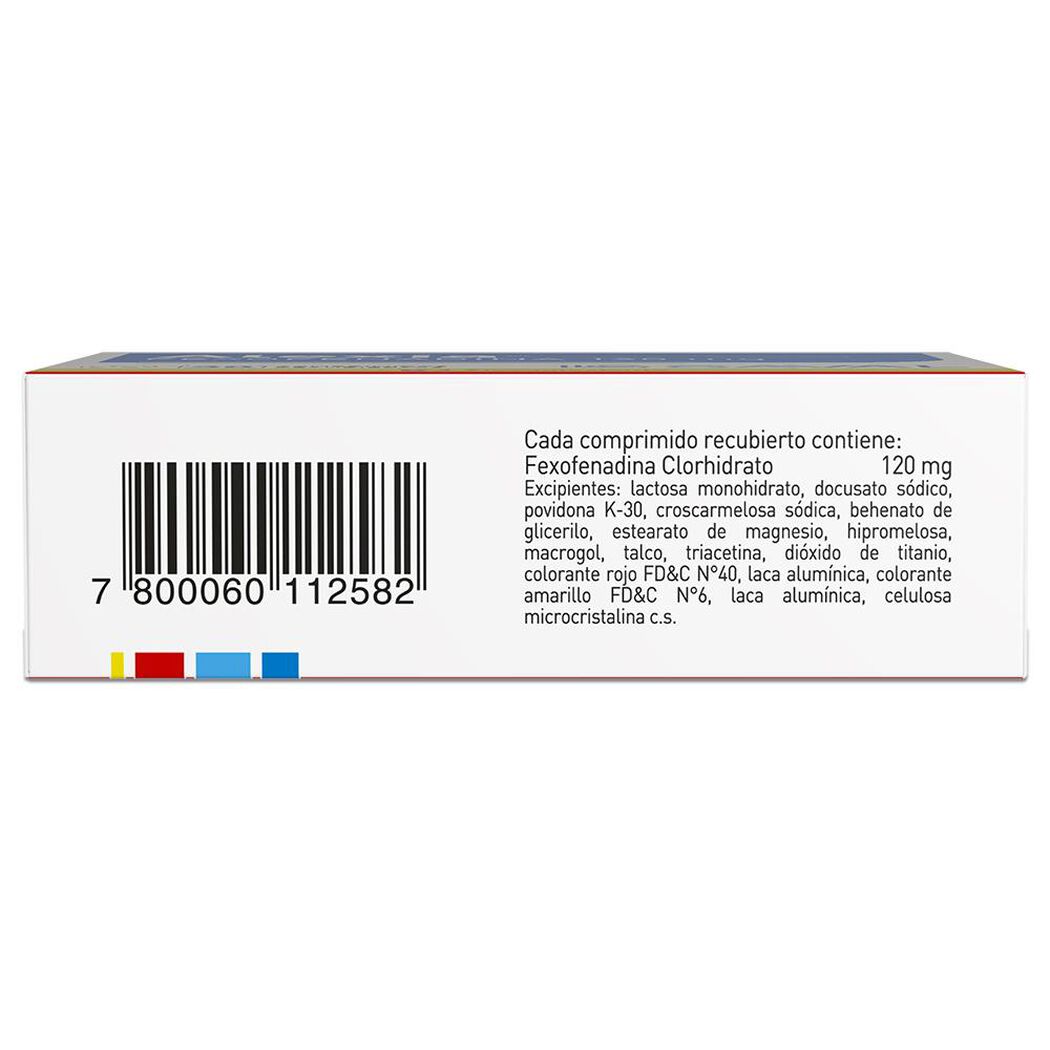 ALEXIA Fexofenadina clorhidrato 120 mg 30 comprimidos, , large image number 1