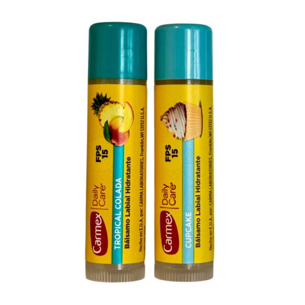 Carmex DUO Tropical C/CupCake Barra FPS15 2 x 4,25 gr, , large image number 2