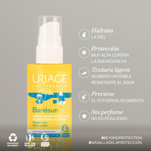 Bariésun Spray Hidratante Niños SPF50+ 200ml, , large image number 2