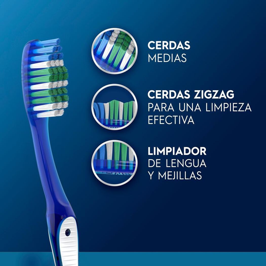 Cepillo de Dientes Oral B Clean Medio 2 un, , large image number 1
