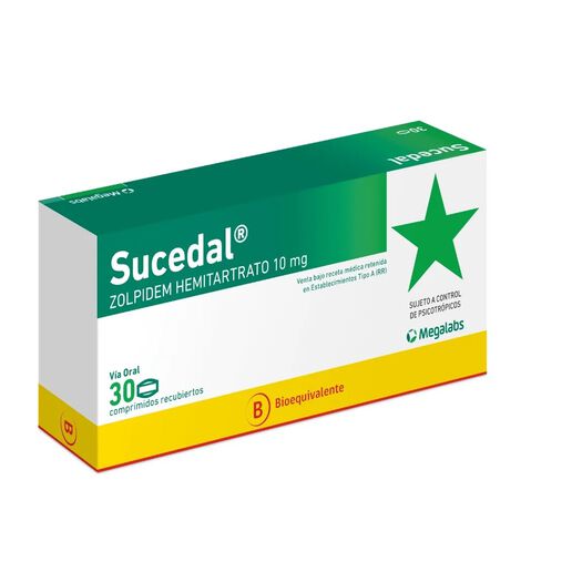 Sucedal 10 mg x 30 Comprimidos Recubiertos, , large image number 0