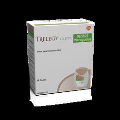 Trelegy Ellipta 92 mcg /55 mcg/22 mcg/Dosis x 30 Dosis Polvo para Inhalación Oral