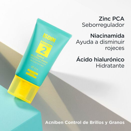 Isdin Gel Crema Acniben® Control De Brillos Y Granos x 40 mL, , large image number 3