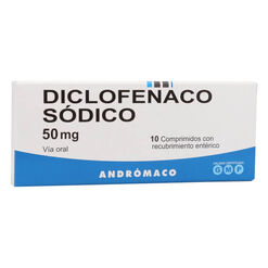 Diclofenaco Sodico 50 mg x 10 Comprimidos con Recubrimiento Entérico ANDROMACO S.A.