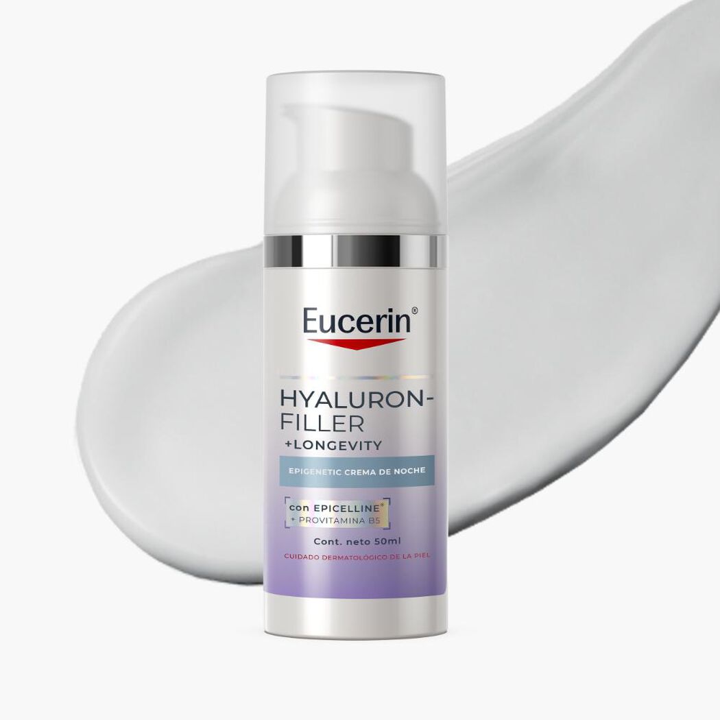 Eucerin Epigenetic Crema de Noche Hyaluron-Filler + Longevity Antiedad 50 ml, , large image number 1