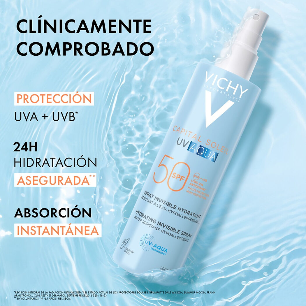 Capital Soleil UV Aqua Protector Spray SPF50 200 ml, , large image number 2