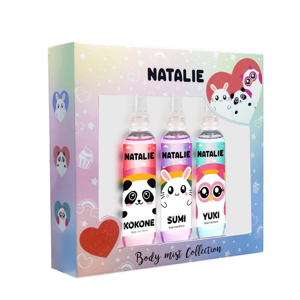 Natalie Kawaii Body Spray 100 ml x3, , large image number 0