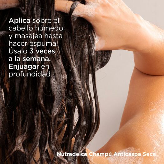 Shampoo Isdin Nutradeica Anticaspa Seca 200 mL, , large image number 3