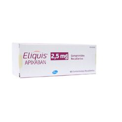 Eliquis 2.5 mg x 60 Comprimidos Recubiertos