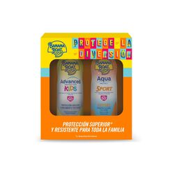 Pack Banana Boat Adv Pro Kids + Aqua Prot Sport