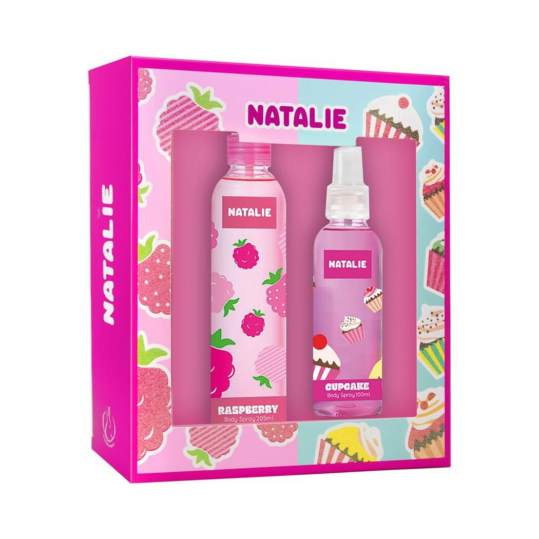 Natalie Botanicals Raspberry Body Spray  205 ml + Cupcake 100 ml, , large image number 1
