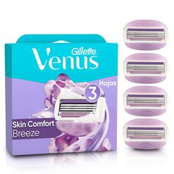 Repuesto Máquina de Afeitar Venus Breeze 3 Hojas 4 un