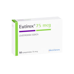 Eutirox 75 mcg x 50 Comprimidos