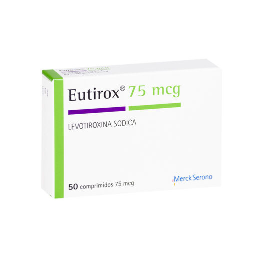 Eutirox 75 mcg x 50 Comprimidos, , large image number 0