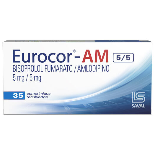 Eurocor AM 5/5 x 35 Comprimidos Recubiertos, , large image number 0