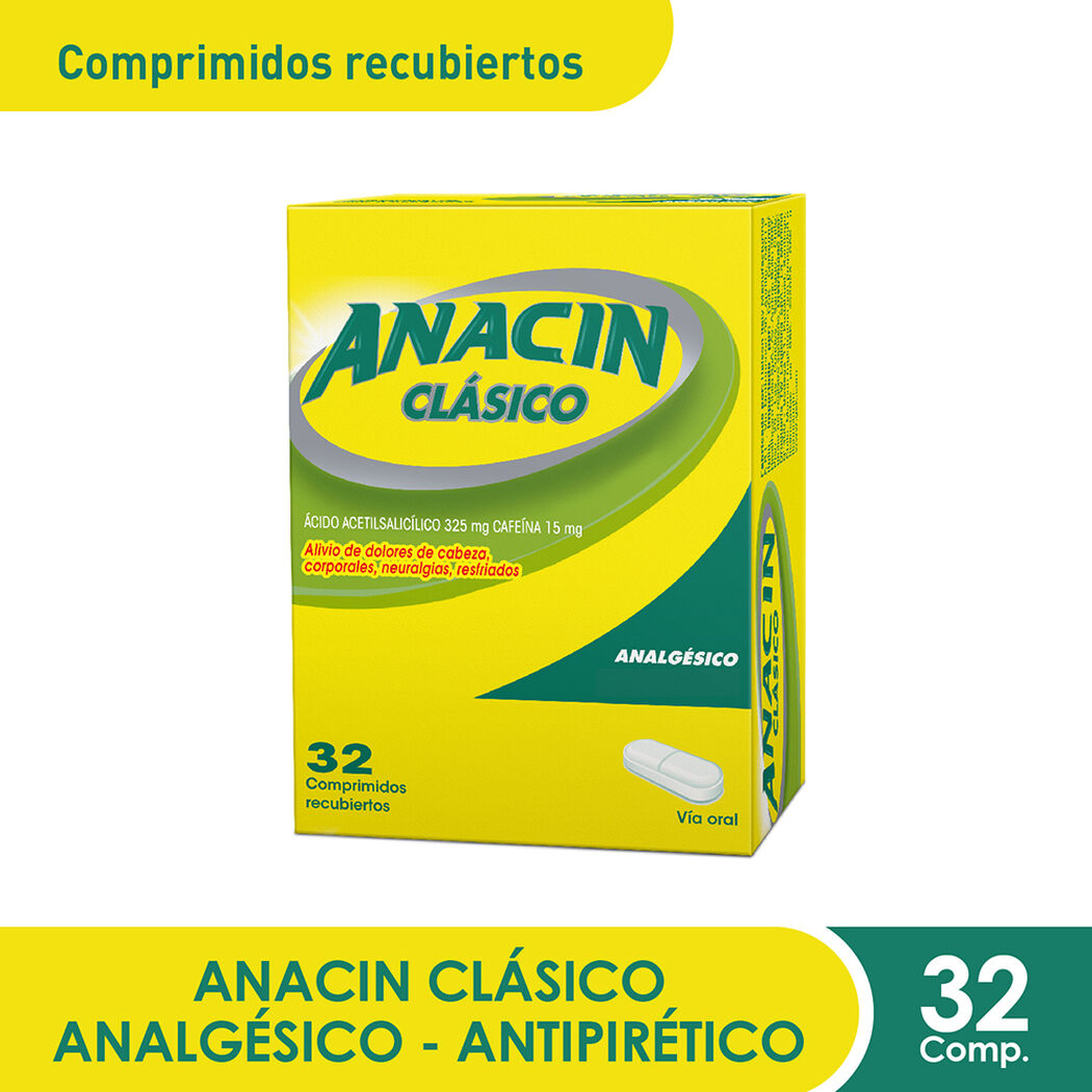 Anacin Clásico X 32 Comprimidos Recubiertos, , large image number 0