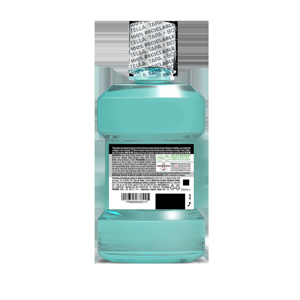 Enjuague Bucal LISTERINE Cool Mint 180 ml, , large image number 2