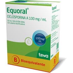 Equoral 100 mg/50 mL Soluci&oacute;n Oral con Pipeta Dosificadora