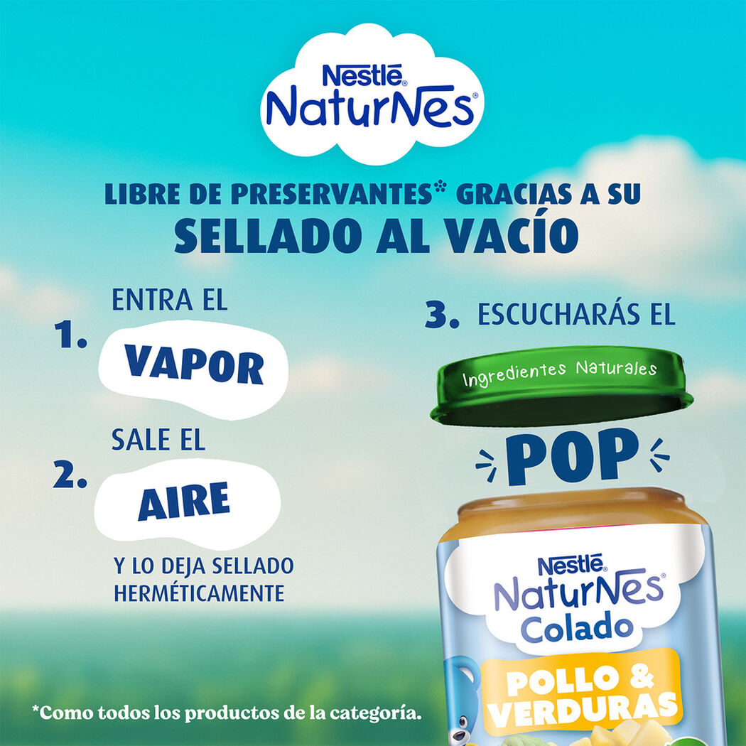 Colado Nestle Pollo y Verduras 9+ Meses 215 g, , large image number 3