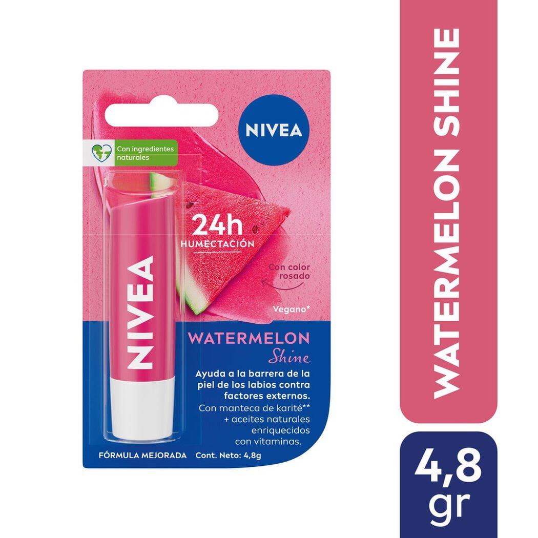 B&aacute;lsamo Labial Nivea Fruity Sand&iacute;a 4,8gr, , large image number 0