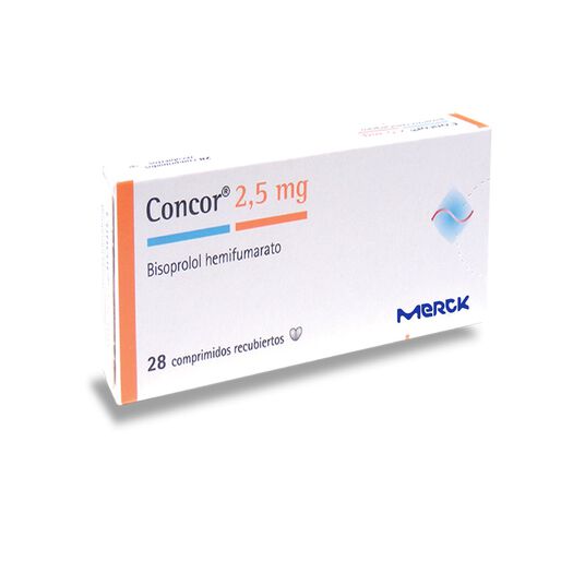 Concor 2.5 mg x 28 Comprimidos Recubiertos, , large image number 0