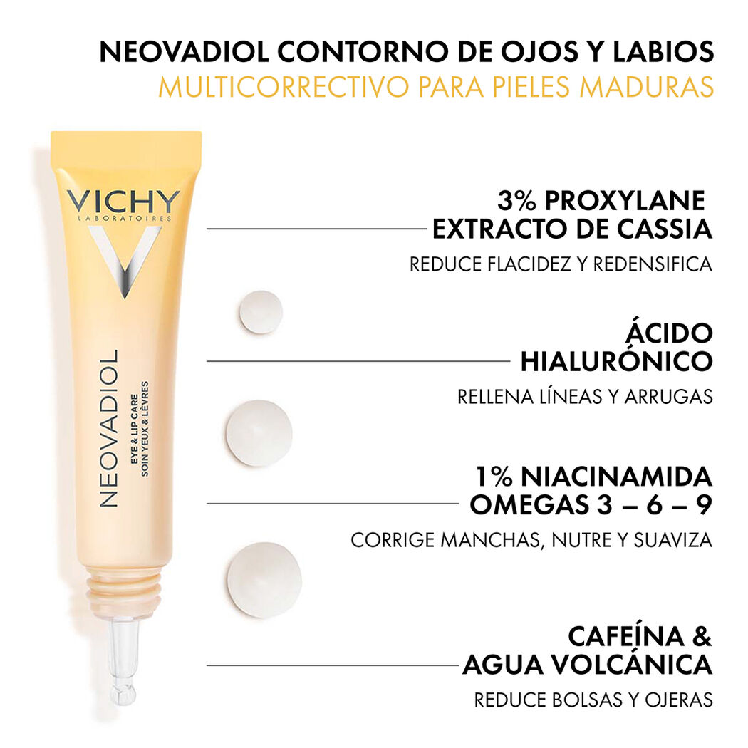 Contorno de Ojos y Labios Vichy Neovadiol 15mL, , large image number 1