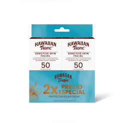 Protector Solar Hawaiian Tropic Sensitive Skin Facial FPS 50 120 mL 2 un