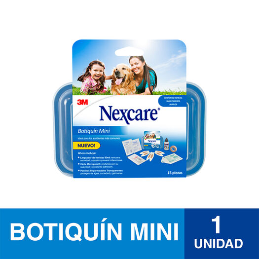 Nexcare¿ Botiquin Mini 15 Piezas, , large image number 0