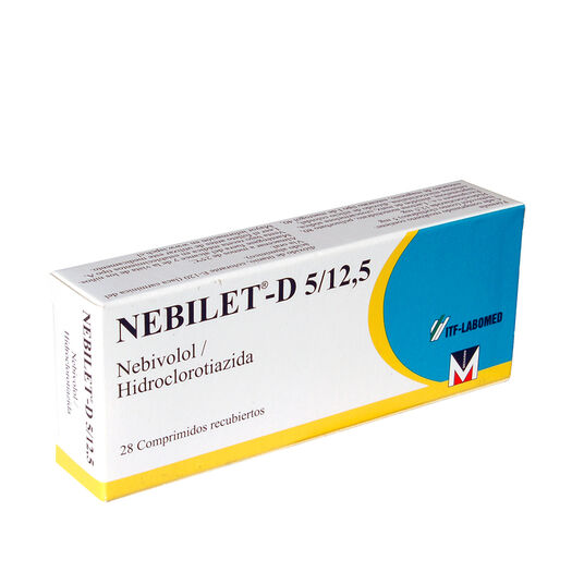 Nebilet D 5 mg/12.5 mg x 28 Comprimidos Recubiertos, , large image number 0
