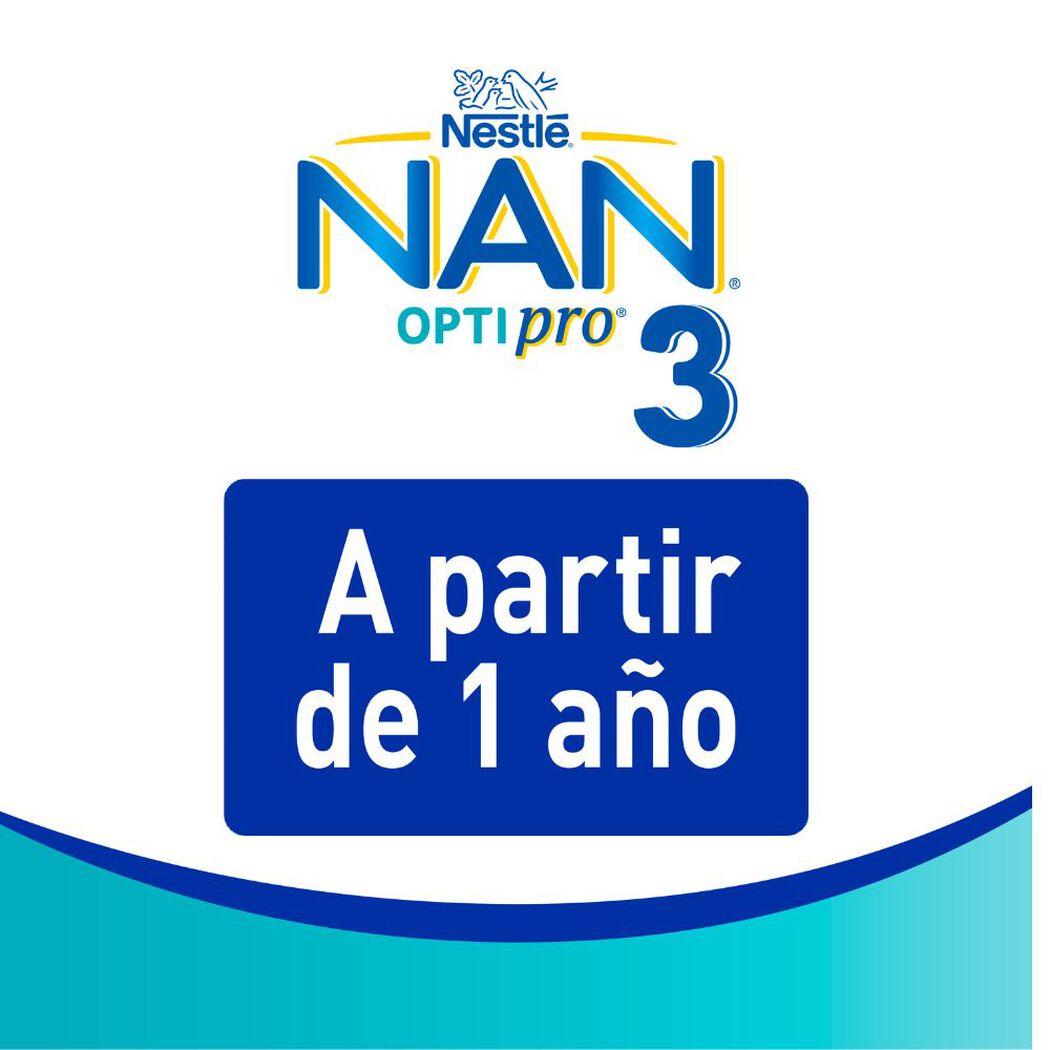Fórmula Infantil Nan 3 Optipro 800 g, , large image number 2