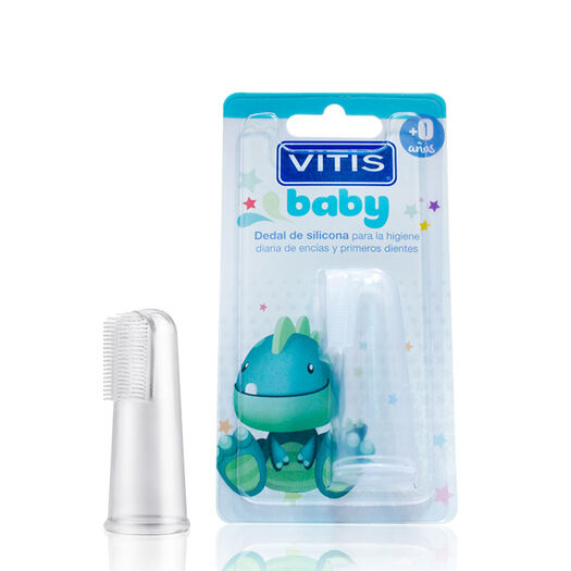 Cepillo de Dientes Vitis Baby Dedal Silicona 1 un, , large image number 0