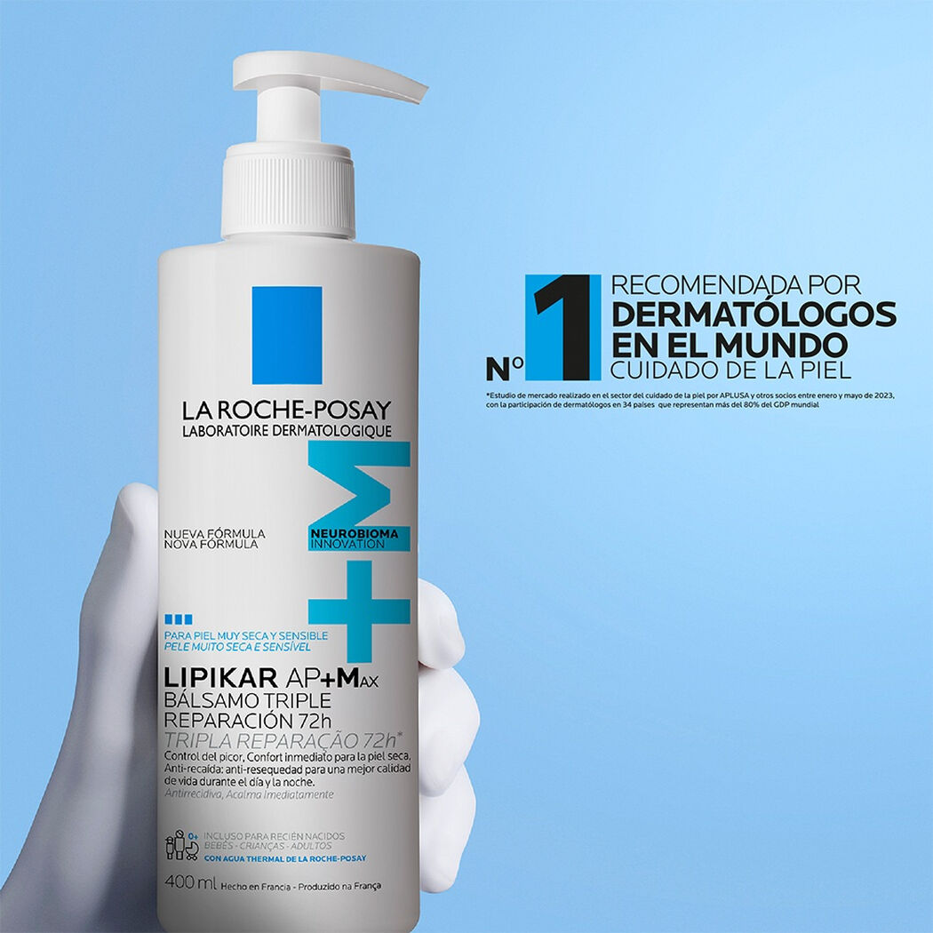 B&aacute;lsamo Hidratante Lipikar Baume AP+ Max 400ml, , large image number 4