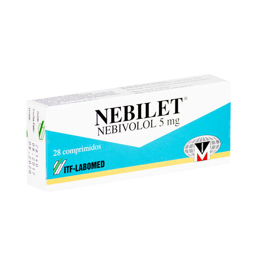 Nebilet 5 mg x 28 Comprimidos, , large image number 0