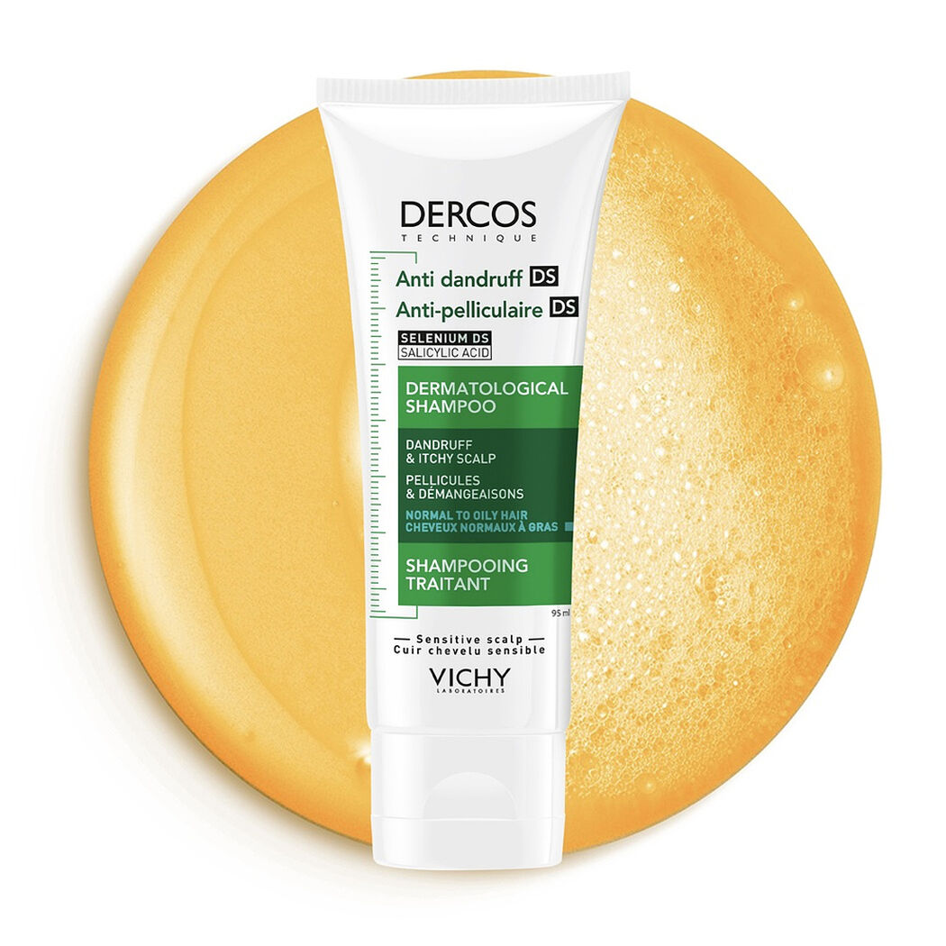 Shampoo Dercos Anticaspa Selenium DS Cabello Normal a Graso 95ml, , large image number 1