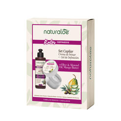 Naturaloe Gel Rulos 200 ml + Crema de Peinar 250 ml
