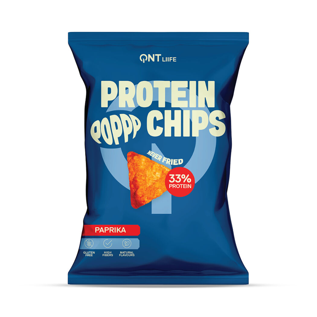 Chips de prote&iacute;na QNT sabor paprika 50 g, , large image number 0