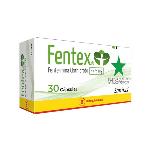 Fentex 37,5 mg x 30 Capsulas, , large image number 0