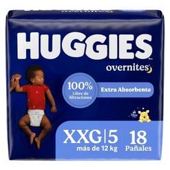 Pa&ntilde;al Huggies Nocturno Overnites XXG 21 Unidades
