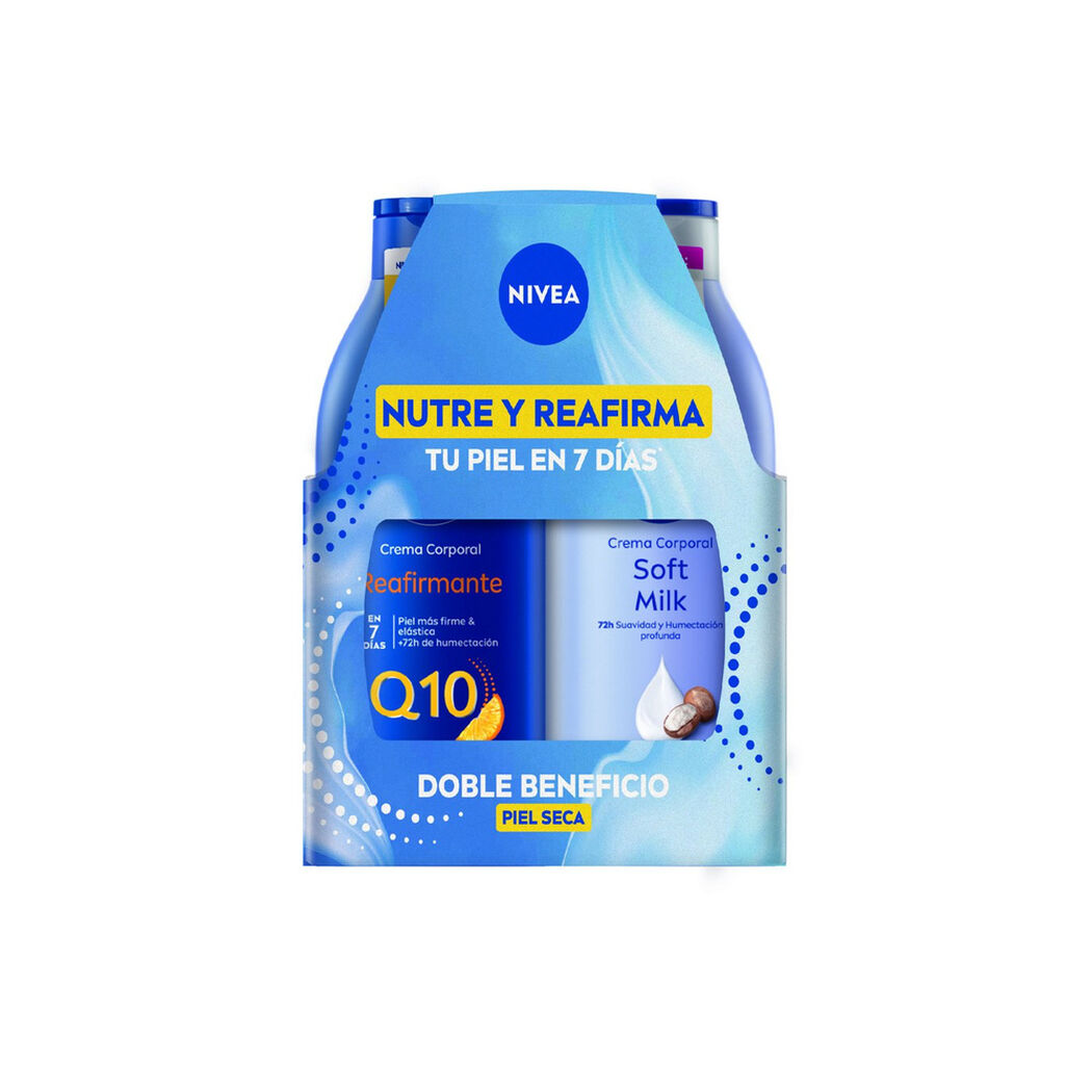 Pack Nivea Soft Milk 400ml + Milk Q10 400 ml D&iacute;a de la madre 2026, , large image number 2