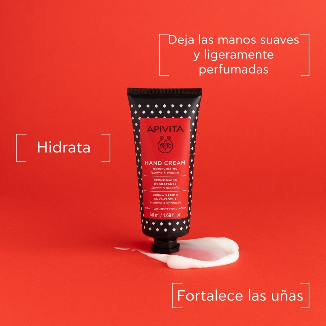 Crema de Manos Hidratante Textura Ligera con Jazm&iacute;n & Prop&oacute;leo 50ml Apivita, , large image number 1