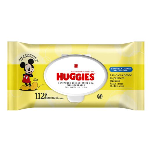Toallas Húmedas Huggies Limpieza Diaria 112 un, , large image number 0